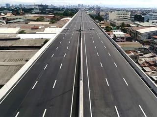 A new overhead road access unveiled in Manila, linking the port to the main north-bound superhighway linking the Philippine capital to the rest of Northern Luzon.