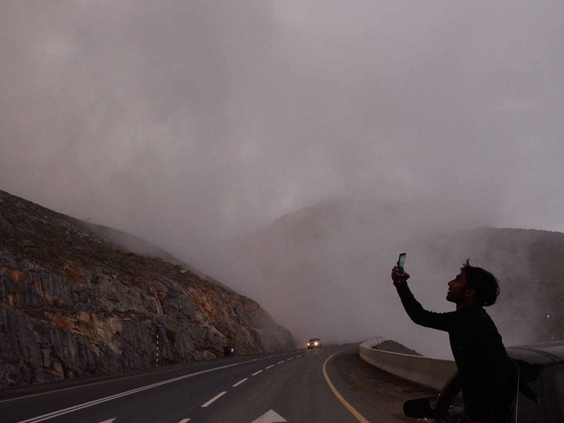 Fog Jebel Jais UAE
