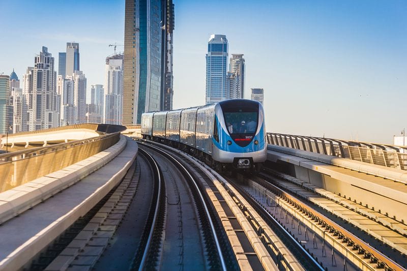 The Dubai Metro