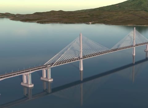 The Bataan-Cavite Interlink Bridge (BCIB), a 32.15-km marine bridge set to be one of the longest of its kind in the world, is estimated to cost $3.91 billion (approximately Php219.31 billion). The project is being financed through a mix of loans and funds from the Philippine government. Construction is expected to improve connectivity between Central Luzon and Calabarzon, reducing traffic in Metro Manila.