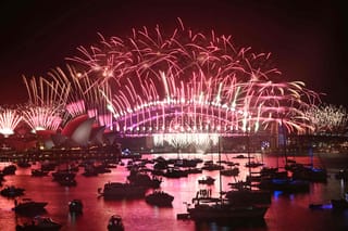 New Year 2025 celebrations and fireworks from around the world