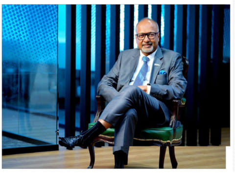 Ramakrishnan Sivaswamy Iyer, chairman of the Transworld Group of Companies, is the latest winner of the highest honour conferred on overseas Indians