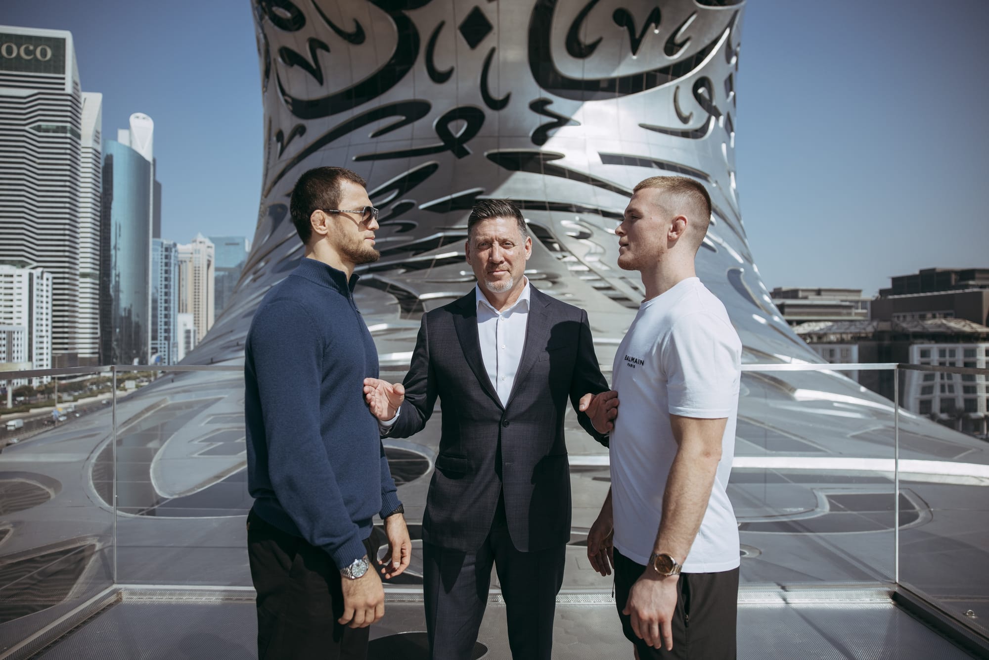 Undefeated world champion Russian Usman Nurmagomedov will fight with rising Irish star Paul Hughes in the Dubai series.