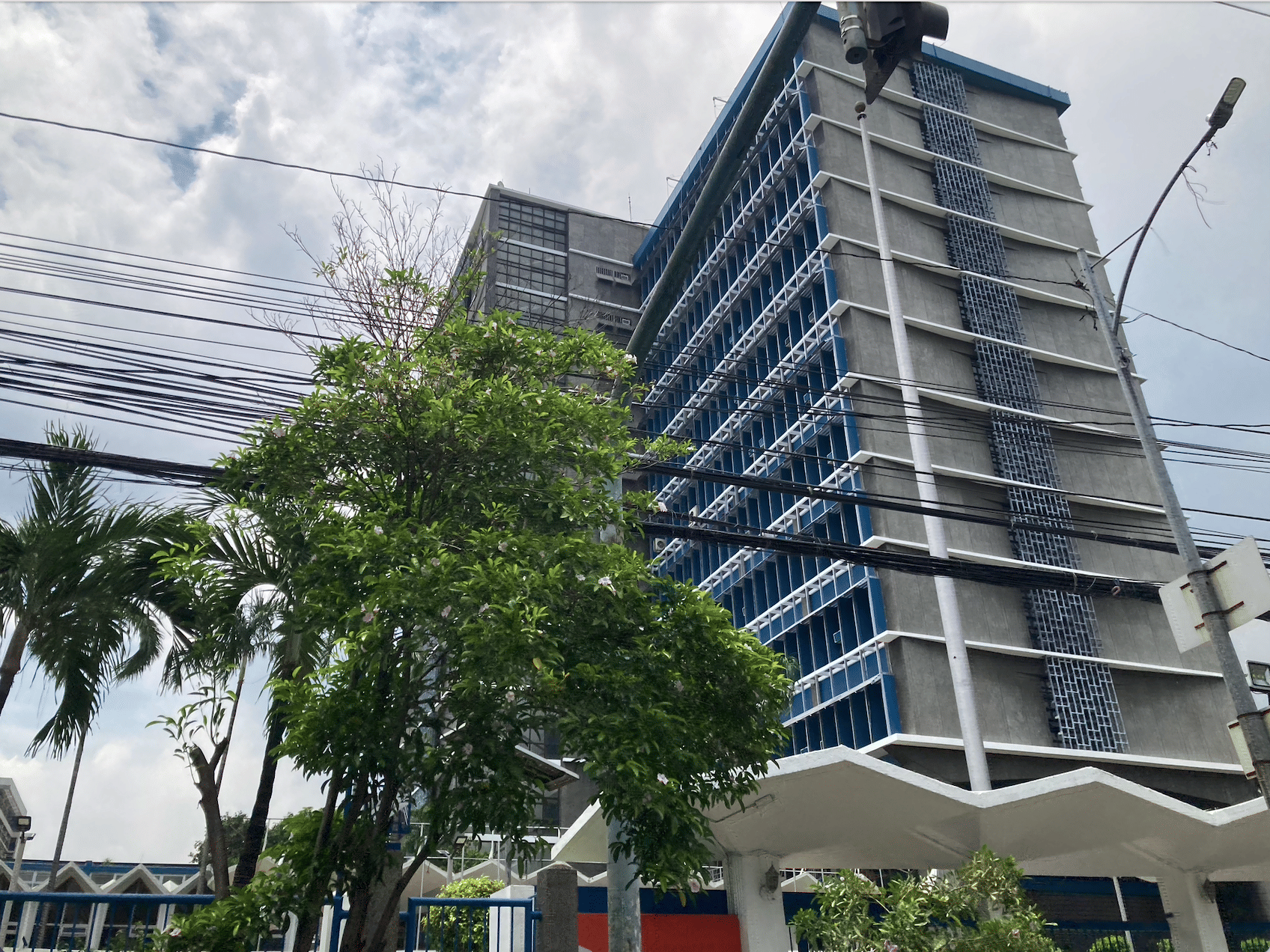 The Philippine Social Security System (SSS) headquaters on East Avenue, Quezon City, Metro Manila. 