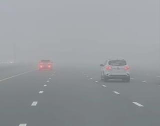 Weather alert: Dense fog covers Abu Dhabi, rain expected in UAE today