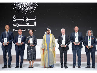Watch: Sheikh Mohammed honours winners of Dh6 million Great Arab Minds Award in Dubai