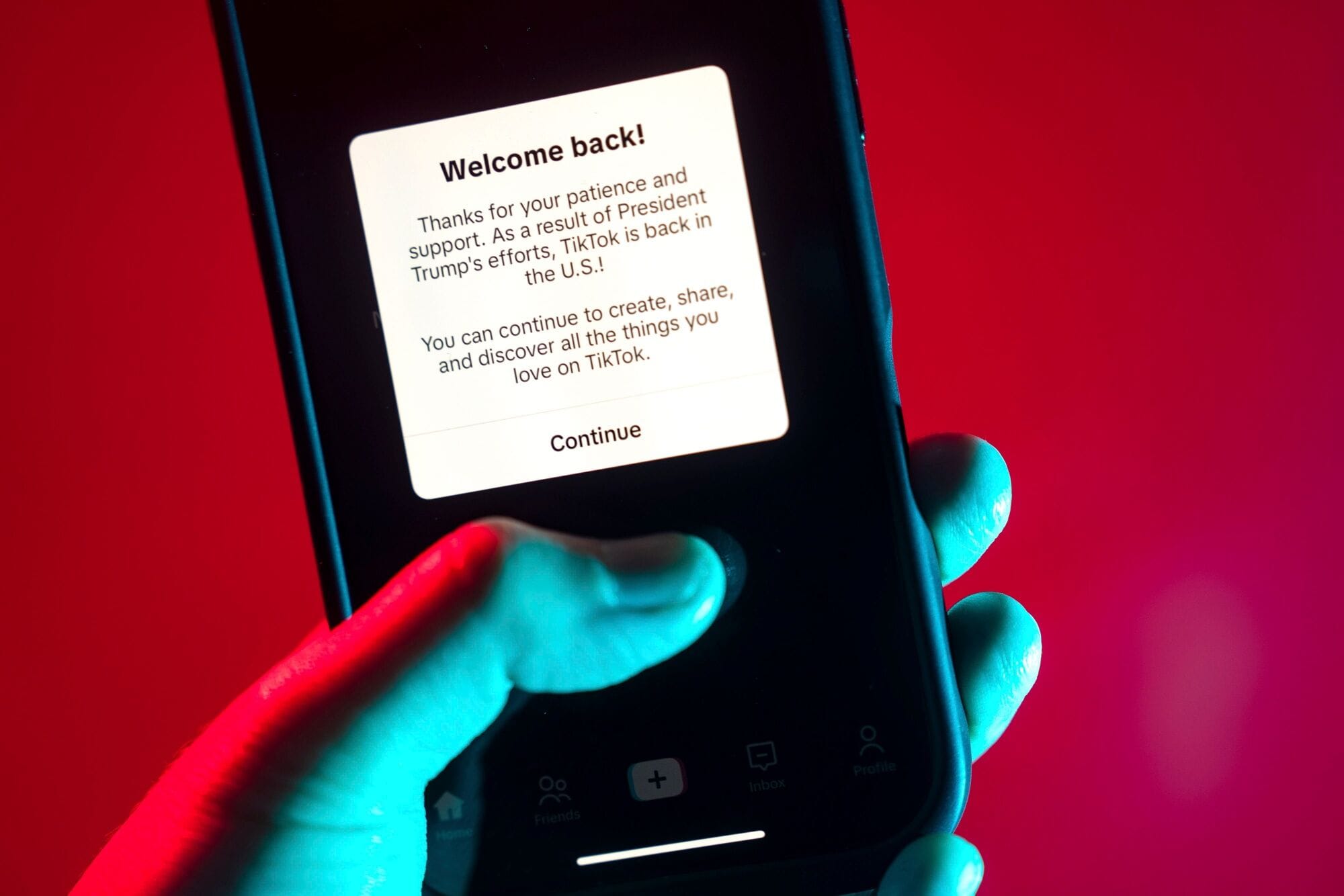  The video app briefly went dark last month to comply with a federal ban, only for it to return after Trump vowed to halt enforcement of the law.
