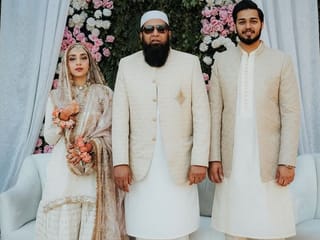 Watch: Pakistani cricket legend Inzamam ul Haq's son ties the knot in a simple ceremony