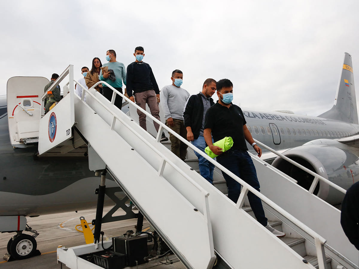 Colombia Bogota migrants