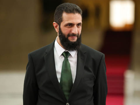  Transitional President of Syria, Ahmed Al Sharaa.