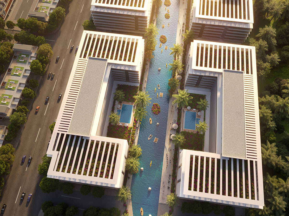 Damac has been extensively using the water element at some of its recent Dubai launches.