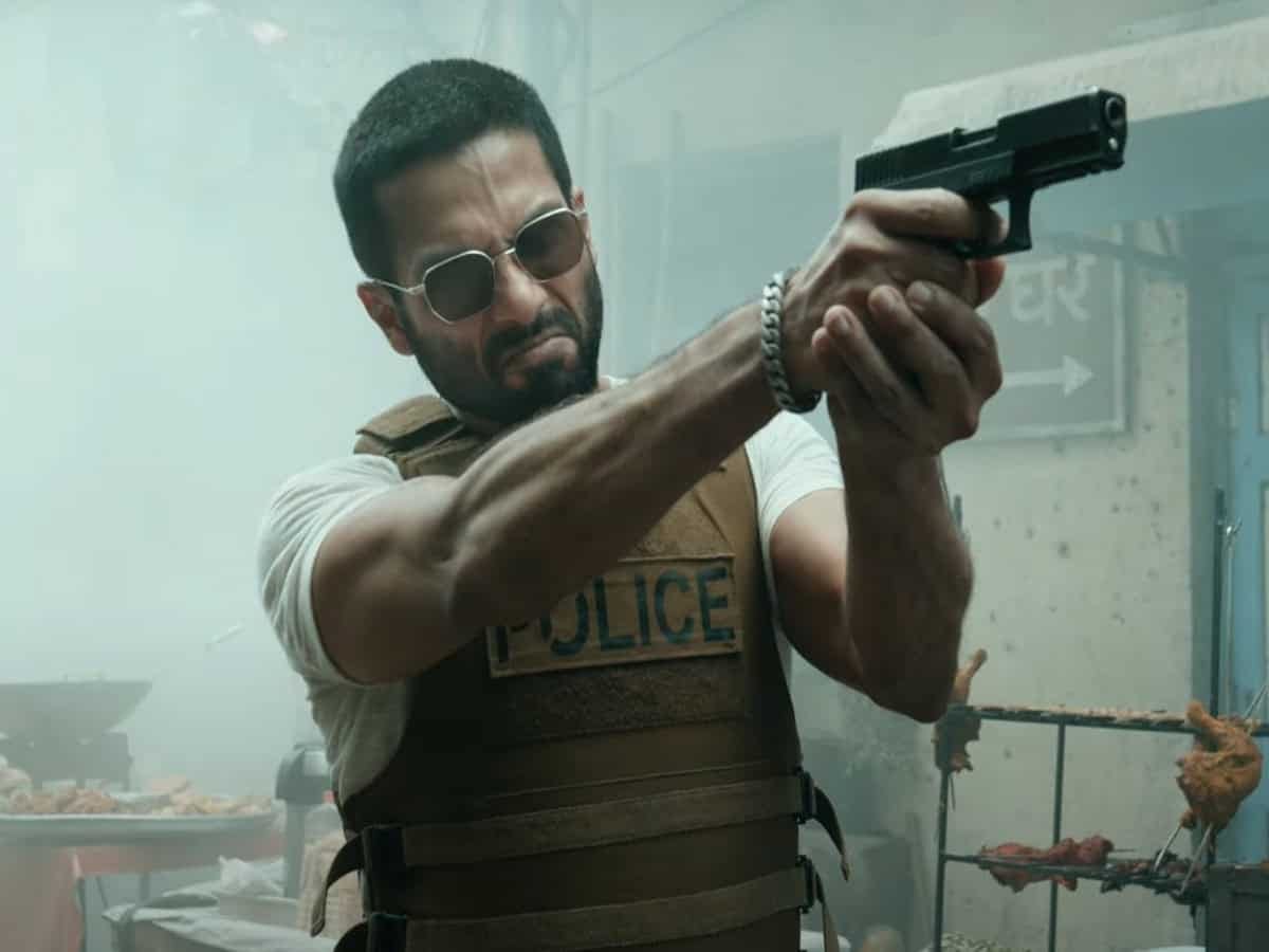 Shahid Kapoor in a scene from 'Deva'