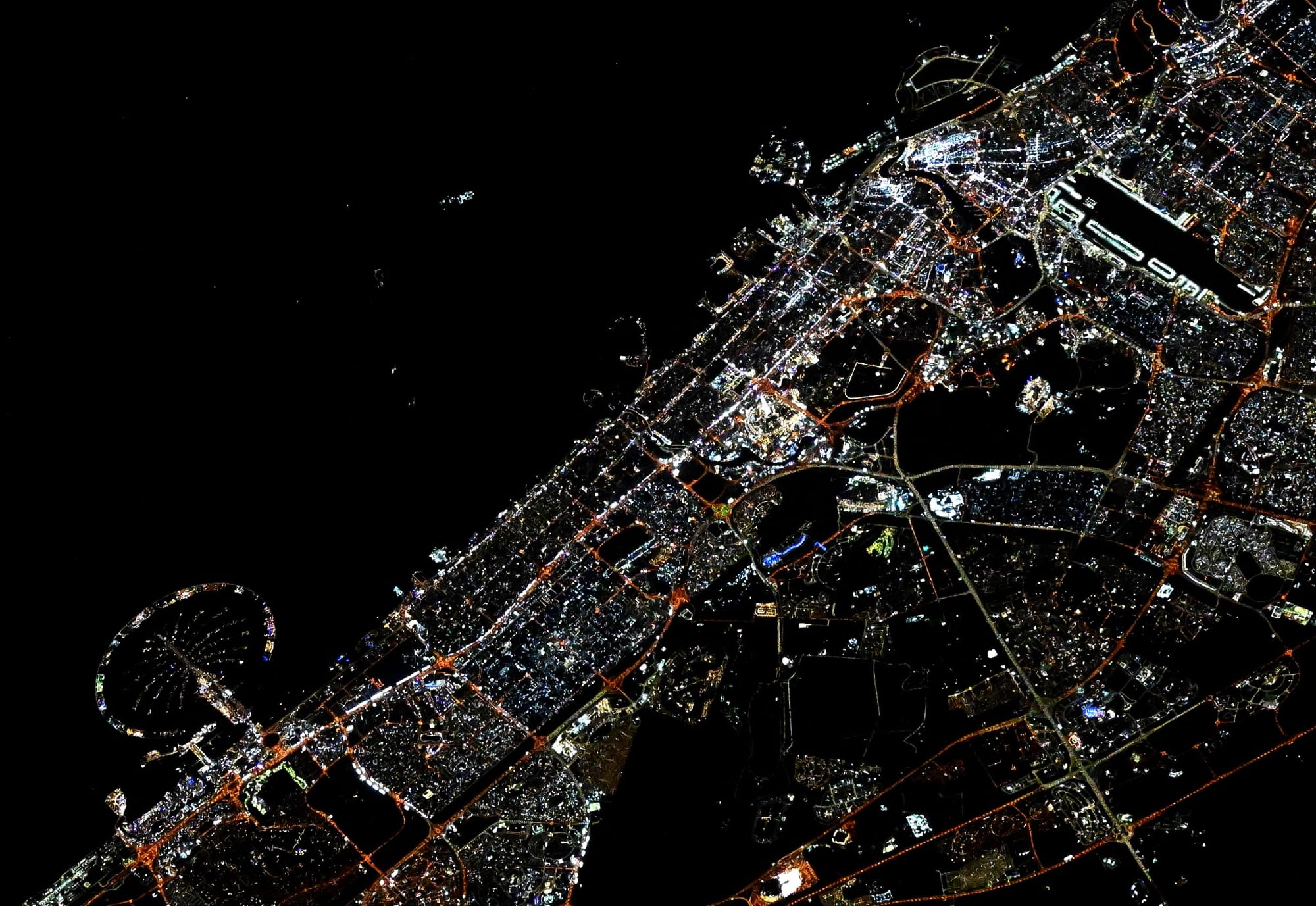 NASA astronaut Donald Roy Pettit has shared a image showing the night view of Dubai’s city lights.