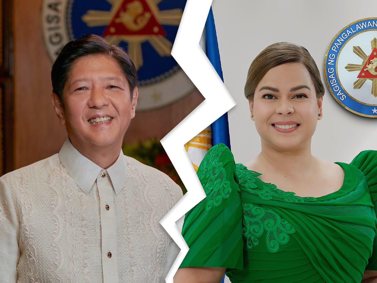 Philippine President Ferdinand Marcos and Vice President Sara Duterte