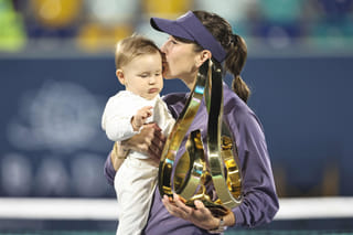 ‘Mini dream come true’ as Bencic wins first title since becoming mother