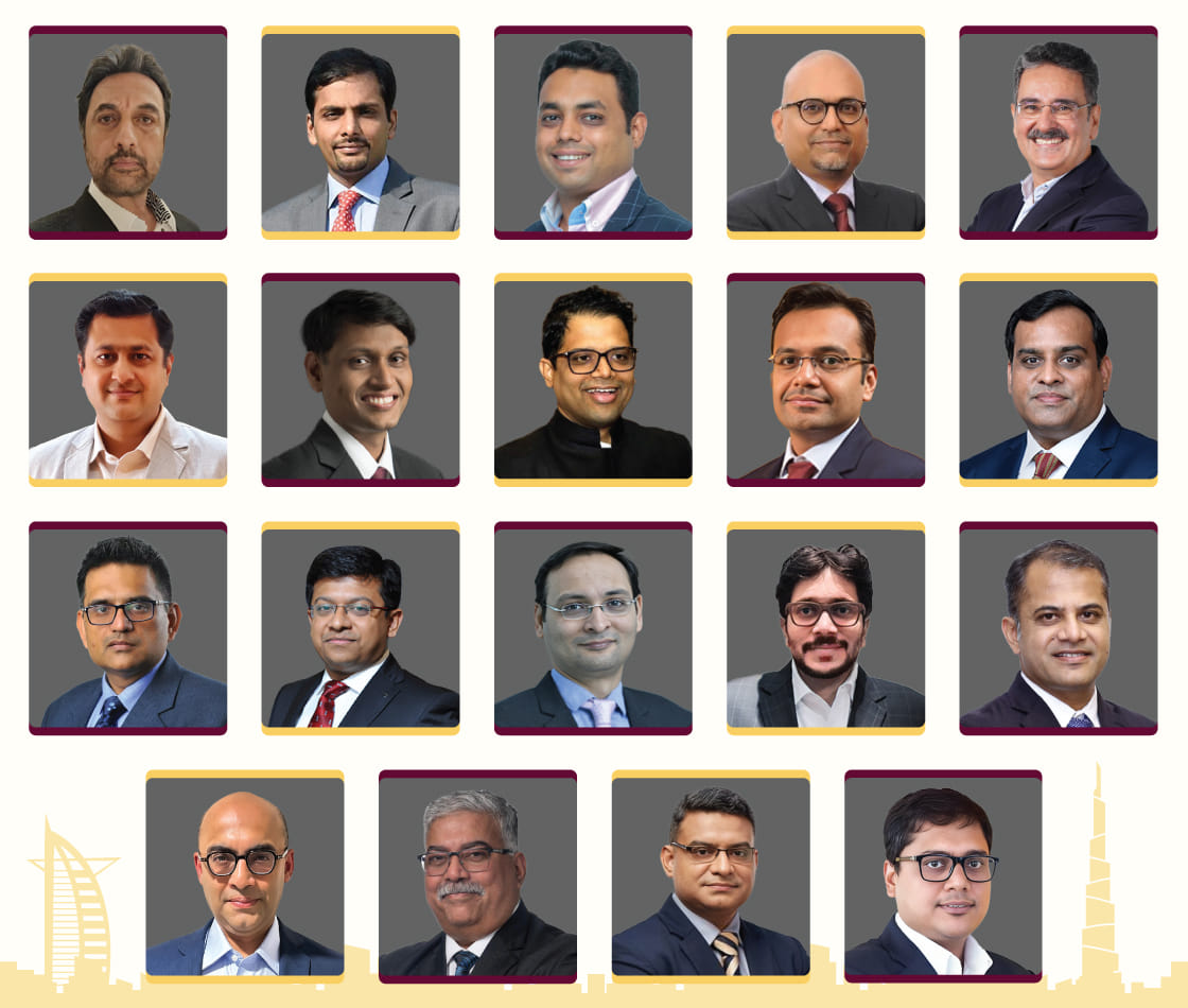 Speakers in profile at the Dubai PMS AIF Summit
