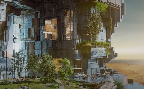 Hidden Marina will be a 2.5-kilometer-long, 500-metre high development with a built-up area exceeding 21 million square metres.
