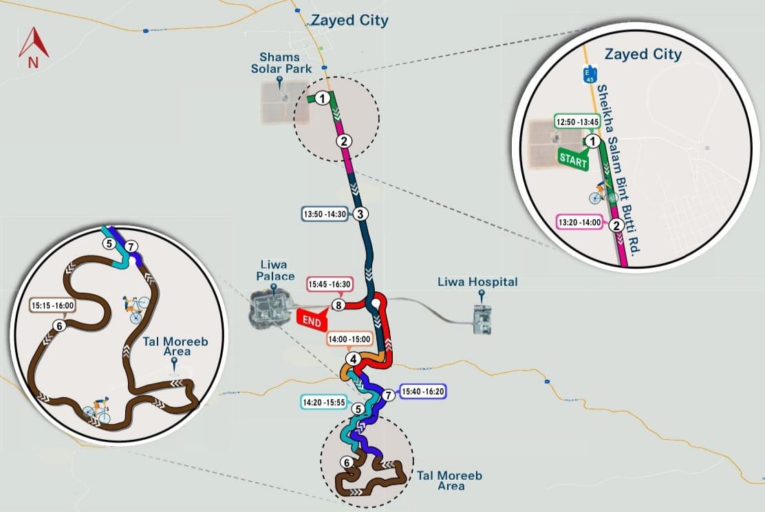 The 7th UAE Tour runs from February 17 to 23, 2025, covering 1,013 km in seven stages.