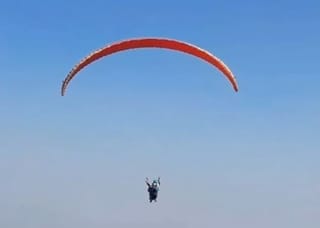 Viral video: Indian student paraglides to exam venue, skips heavy traffic