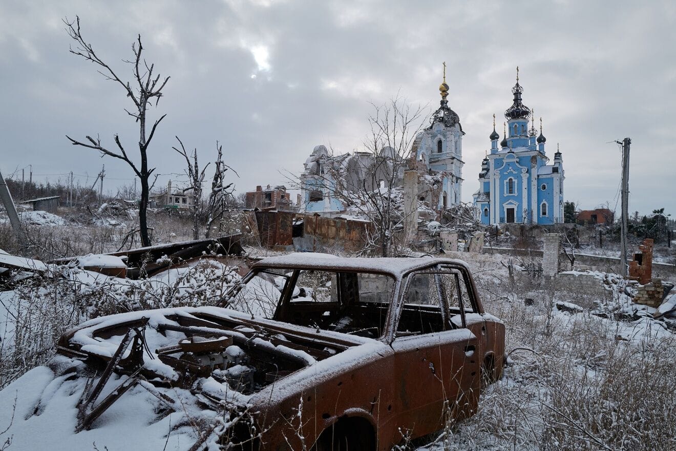 Daily life in the Donbas region of Ukraine.