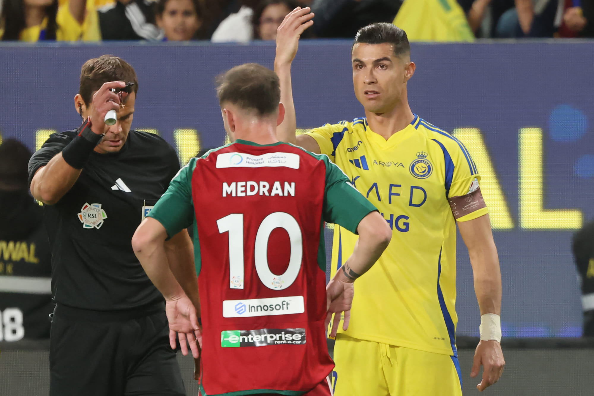 Al Nassr's perfect start to the Saudi Pro League season came to an end in Dammam on Tuesday as they were held to a 2-2 draw by hosts Al Ettifaq