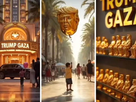 The video, which features Elon Musk eating hummus on a beach and Trump dancing in a nightclub, has been widely condemned as insensitive and provocative.