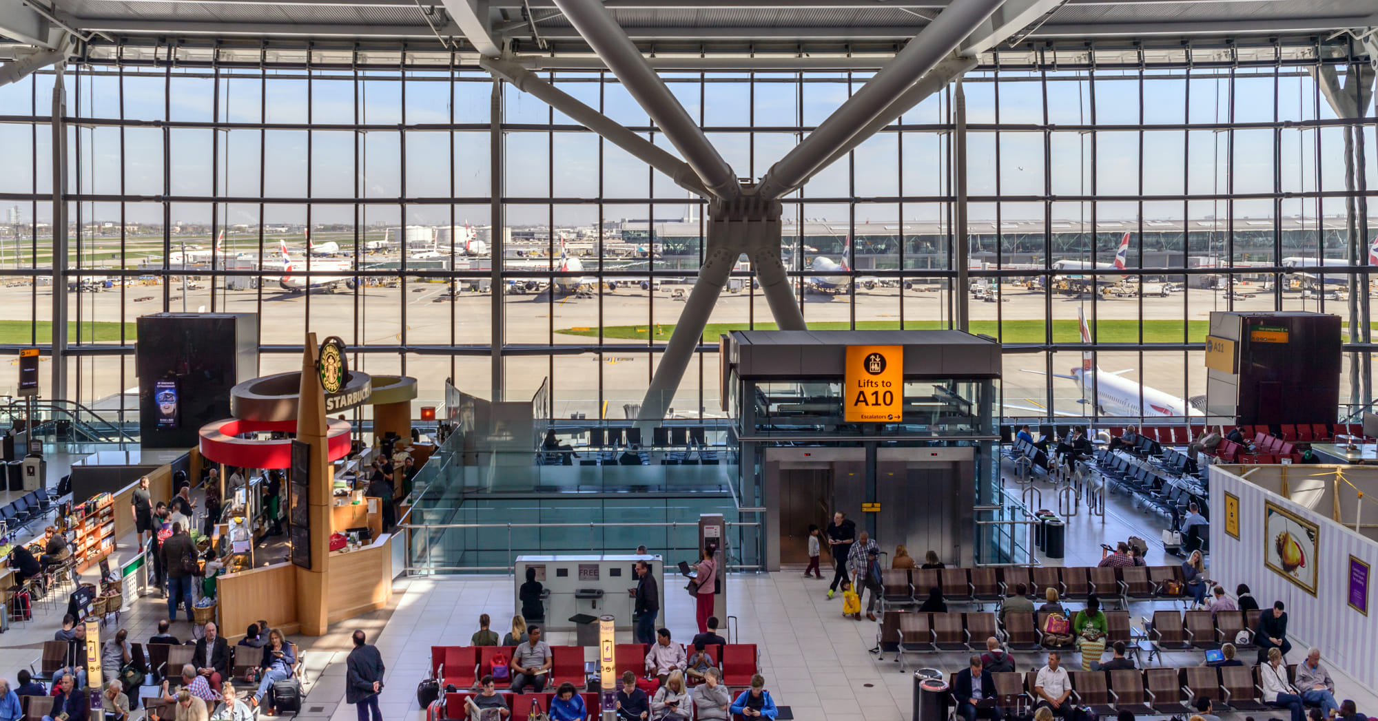 The patients treated at Terminal 4 were not seriously injured and that officers found no trace of any dangerous material.
