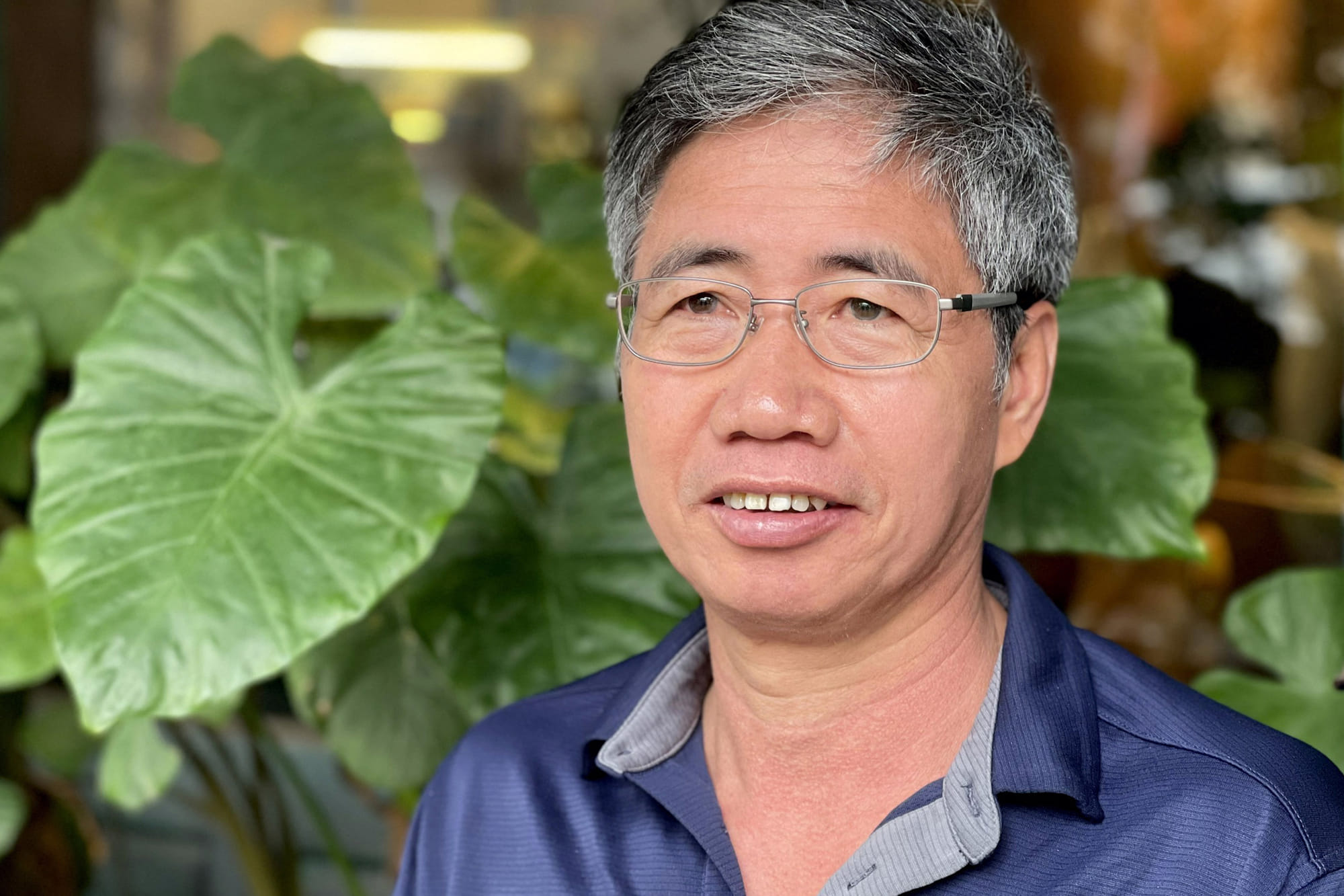 This photo taken on April 10, 2021 shows Truong Huy San, also known as Huy Duc, during a visit to Hanoi.