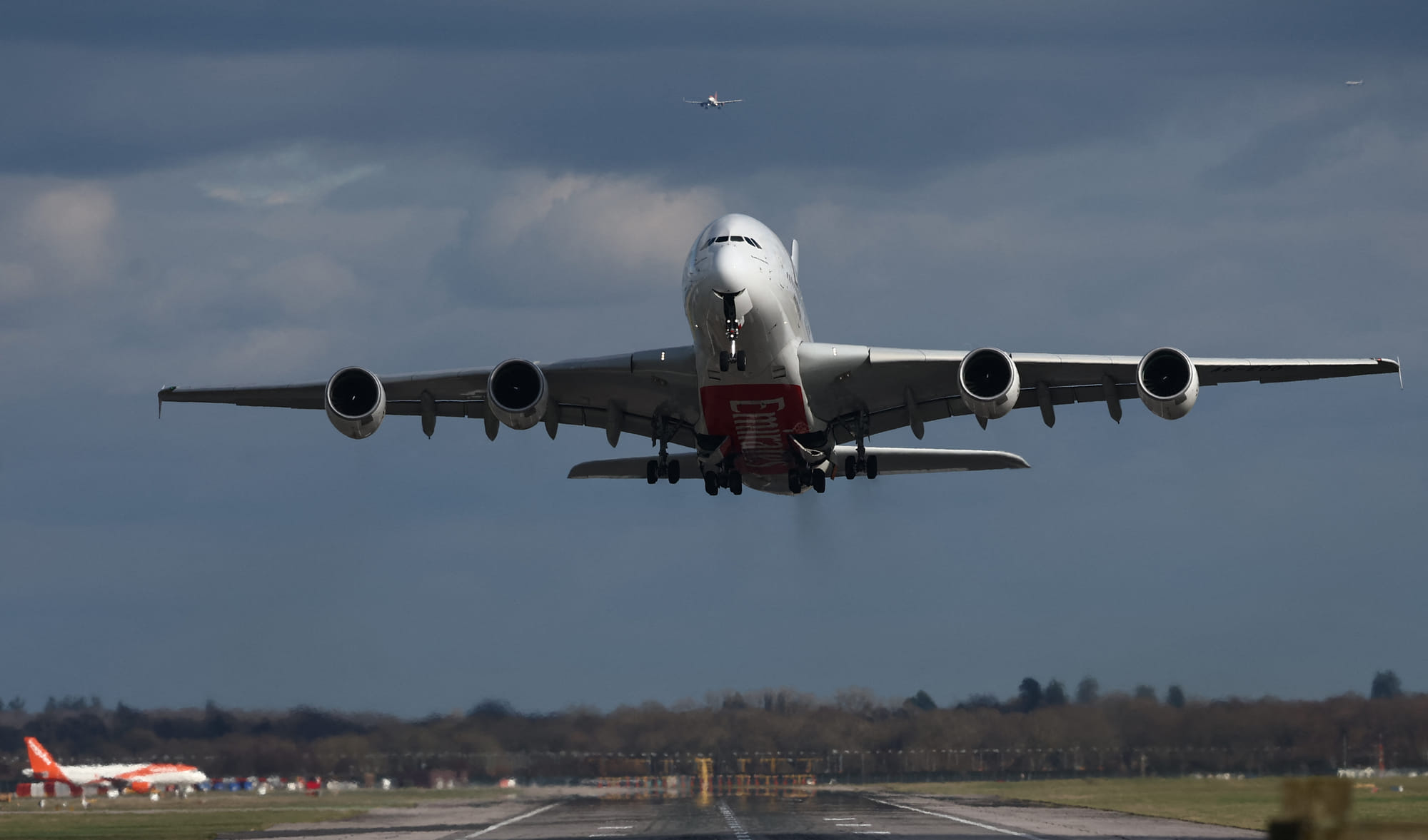 The flight was operated by an Airbus A380-800, registered as A6-EUF, a nine-year-old aircraft in Emirates’ fleet.