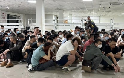 A raid by authorities in Pasay yielded more than 400 foreigners involved n running an illegal offshore gaming operation. Such operations were ordered shut last year by President Ferdinand Marcos Jr.