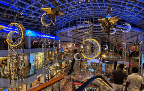 Ramadan decorations at Dubai Festival City. Ramadan is the ninth month of the Islamic calendar. It is regarded as the holiest month of the year as it was the month in which the Quran was revealed to Prophet Mohammad (peace be upon him) on the night of Laylat Al Qadr, one of the last ten nights of Ramadan.