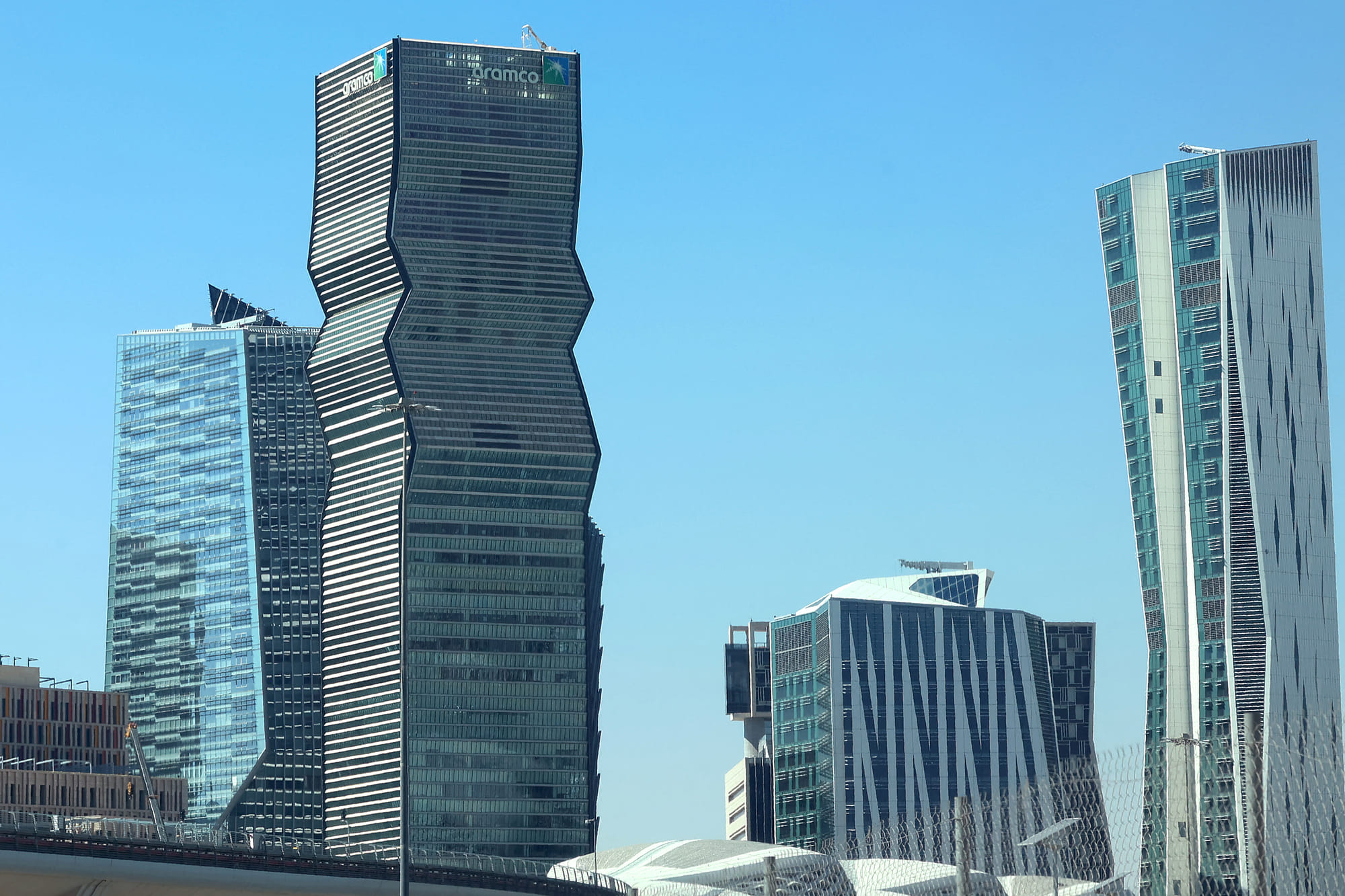 Riyad's King Abdullah Financial District (KAFD) on March 3, 2025.