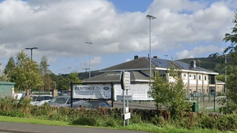 Emergency services rushed to the Kendal Rugby Union Football Club in Cumbria after a collision involving a black BMW i40 car and two children on the pitch was reported.