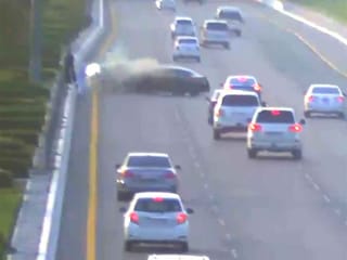Abu Dhabi Police warn against sudden stops on roads, share crash footage