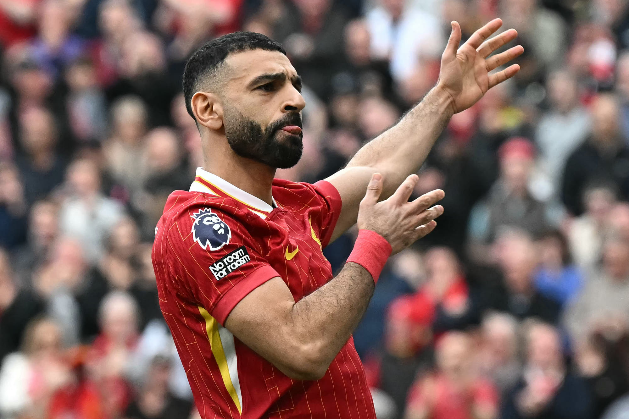 Mohamed Salah is the Premier League's top scorer this season