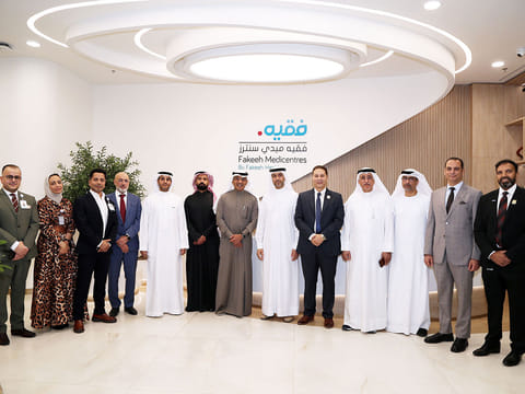 Top officials of DHA at he Fakeeh Medicentre – Zabeel branch, Dubai Mall.