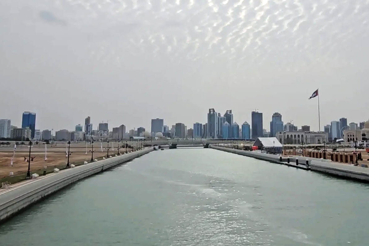 Al Layyah Canal in Sharjah