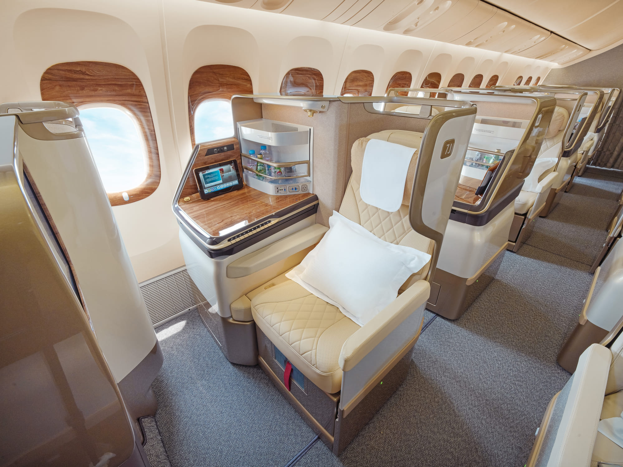 Emirates is going through a major retrofit program, with some of the aircraft already being put into service on high frequency sectors.