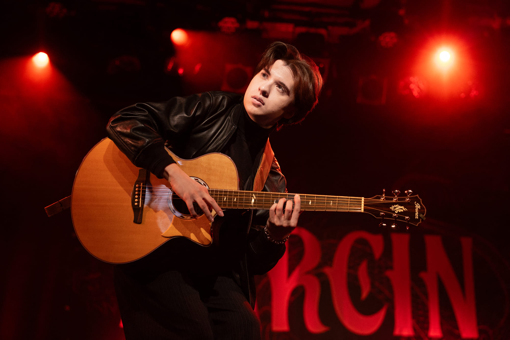 Polish percussive finger-style guitarist, composer, and producer Marcin Patrzalek.