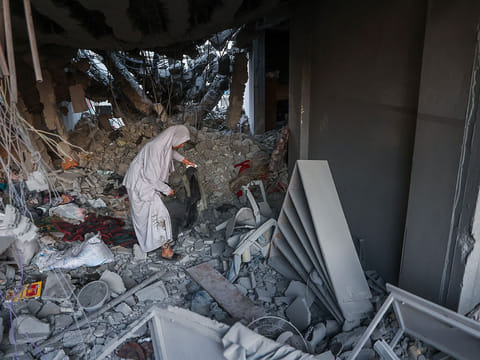 Civil defence spokesman Mahmud Bassal told AFP that 16 people died in air strikes at five locations around the Gaza Strip, and another from Israeli fire near an aid distribution centre.