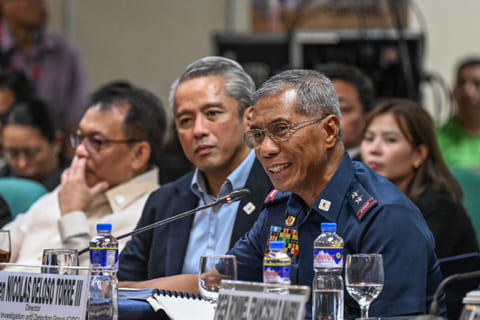 Police Brigadier General Nicolas Torre attends a hearing of the Committee of Foreign Affairs following the ICC arrest of former president Rodrigo Duterte.