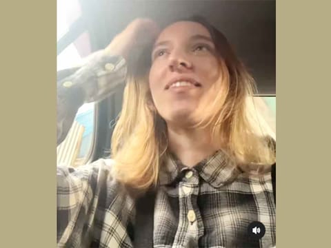 German tourist Klara.