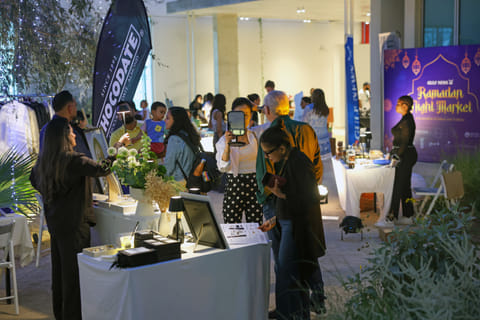 Visitors at Gulf News Ramadan night market.