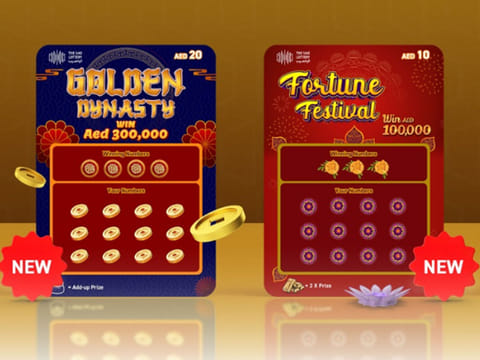 Two of the four newly introduced scratch card games.