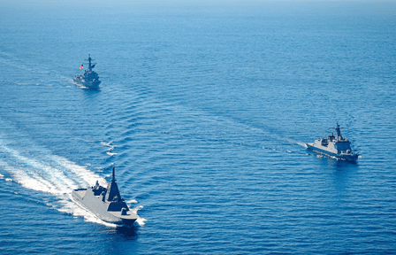 Philippines, US, Japan hold joint military drills in disputed South China Sea