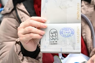 Watch: Dubai welcomes Eid Al Fitr 2025 visitors to UAE with special Eid stamp on passports