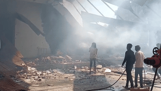 India: 13 dead, 4 injured after fire breaks out at firecracker godown in Gujarat 