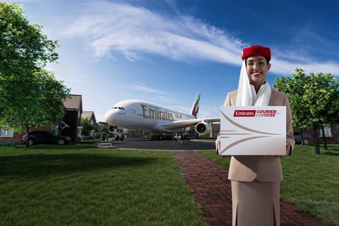 The Emirates Courier Express service will offer direct point-to-point shipping, bypassing the traditional hub-and-spoke model to reduce transit times and handling. 