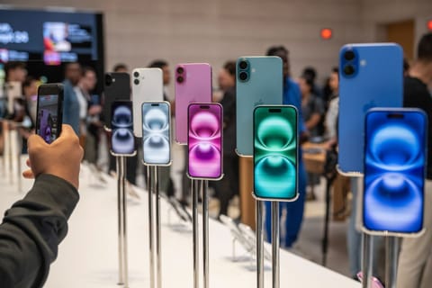 Apple’s US retail stores saw higher sales over this past weekend than in prior years.