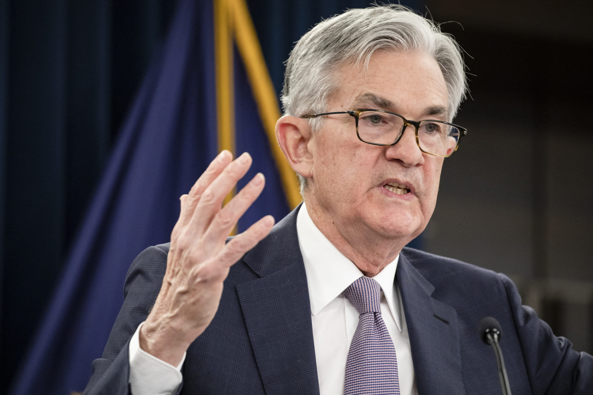 Treasury yields tumbled, the S&P 500 extended gains and the dollar fell. 